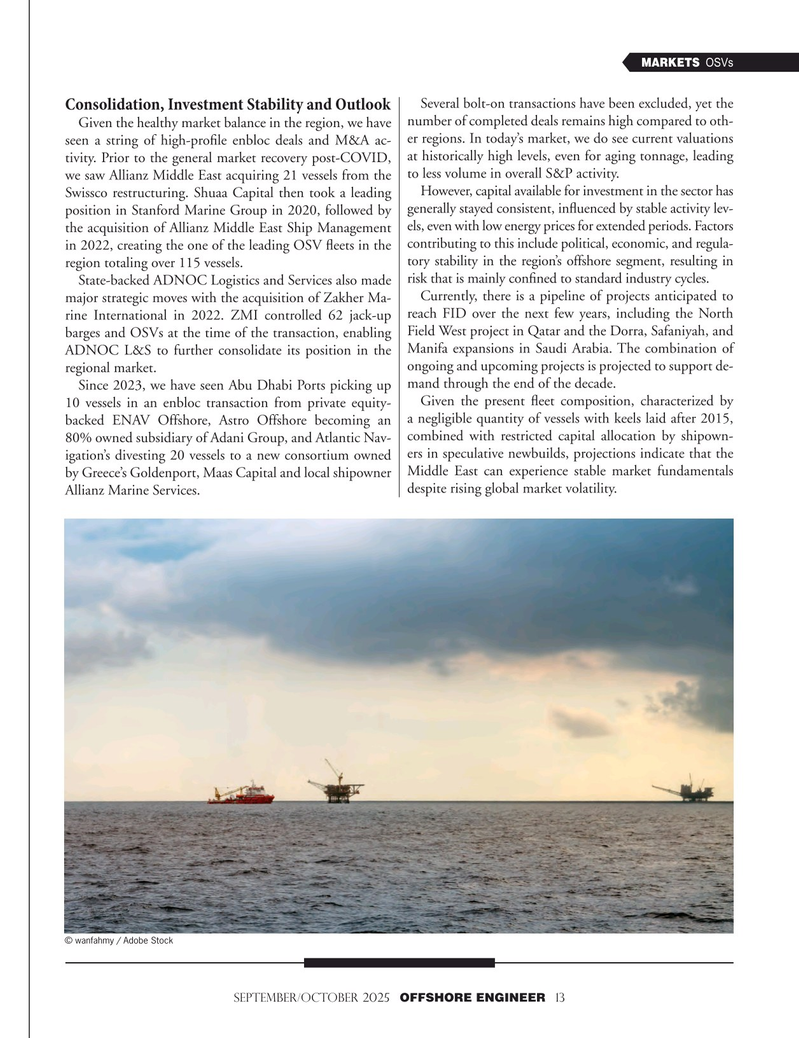 Offshore Engineer Magazine, page 13,  Sep 2025