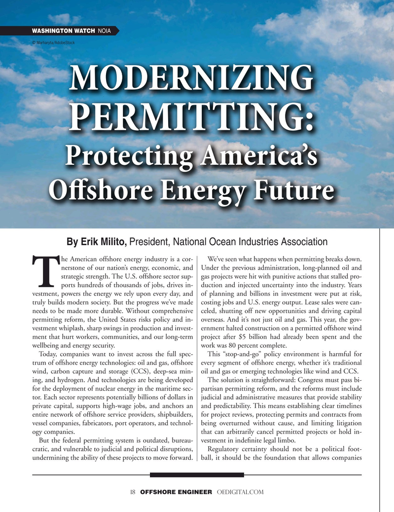 Offshore Engineer Magazine, page 18,  Sep 2025
