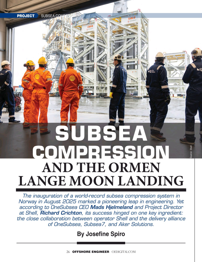 Offshore Engineer Magazine, page 26,  Sep 2025