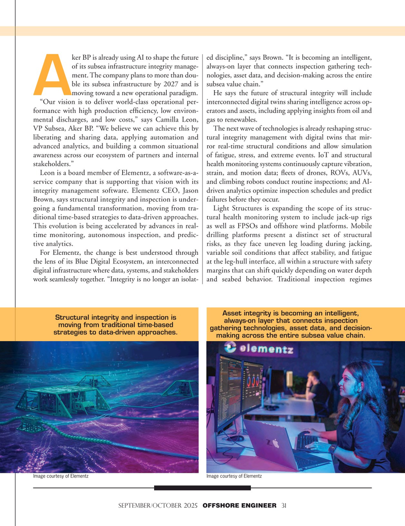 Offshore Engineer Magazine, page 31,  Sep 2025