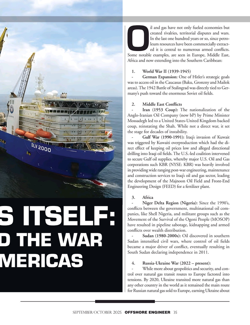 Offshore Engineer Magazine, page 35,  Sep 2025