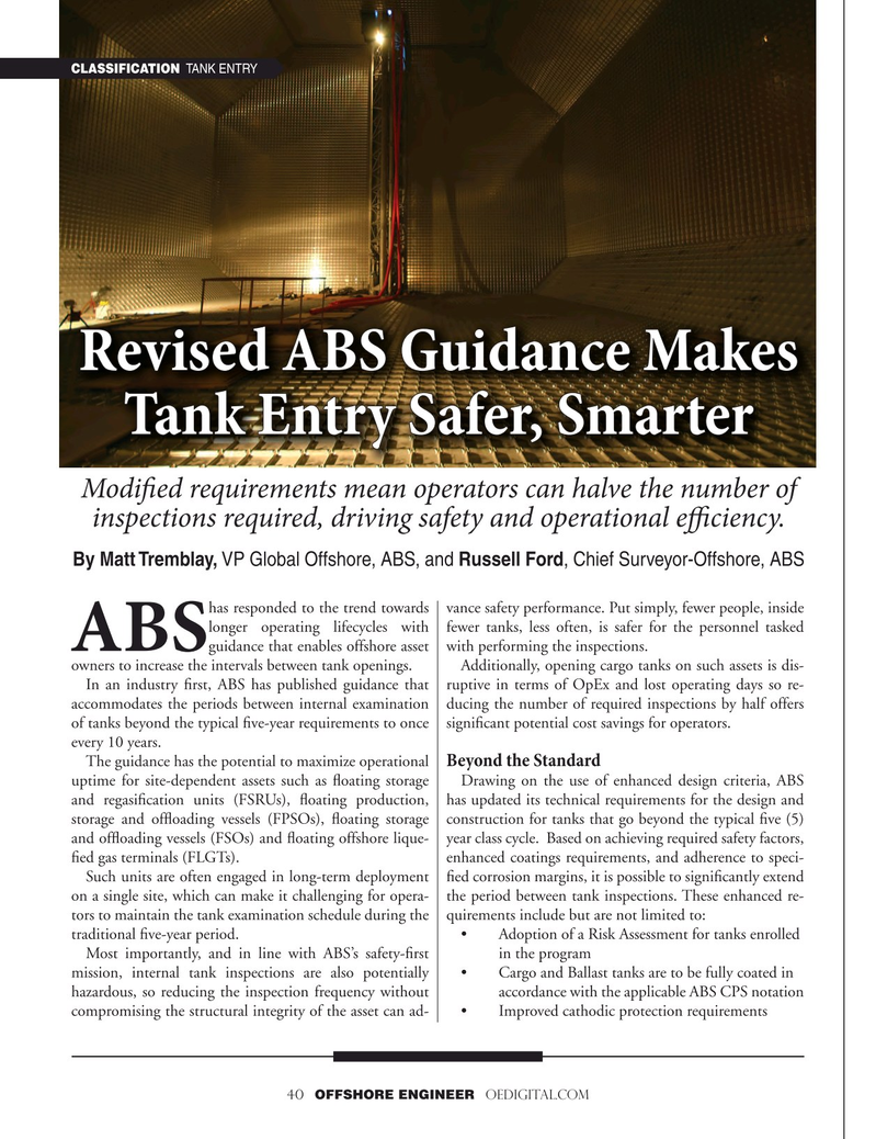 Offshore Engineer Magazine, page 40,  Sep 2025