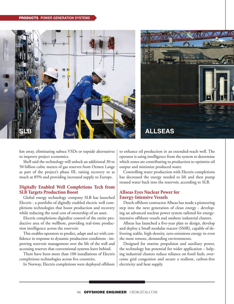 Offshore Engineer Magazine, page 46,  Sep 2025