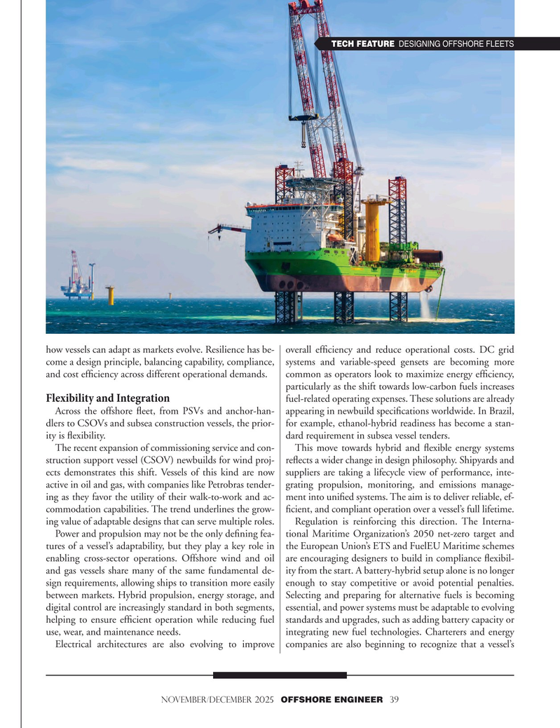 Offshore Engineer Magazine, page 39,  Nov 2025