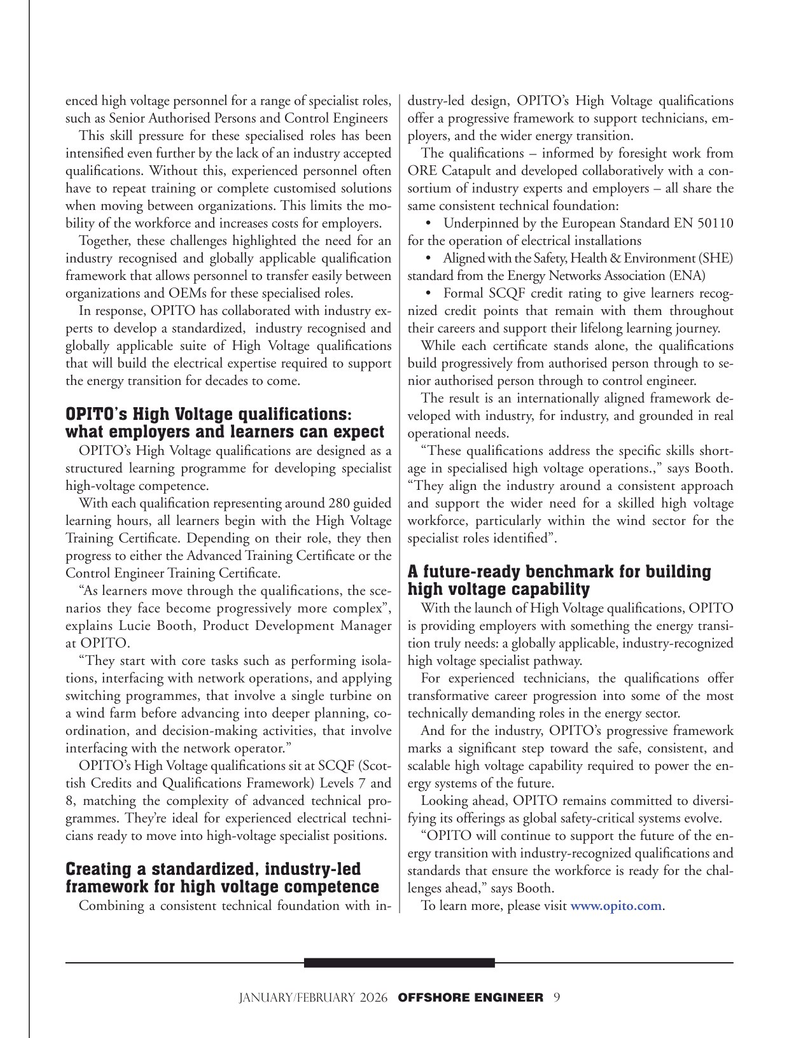 Offshore Engineer Magazine, page 9, Jan 2026