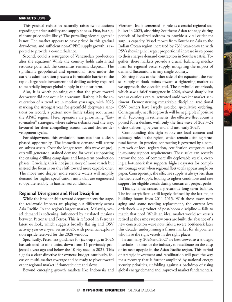 Offshore Engineer Magazine, page 18, Jan 2026