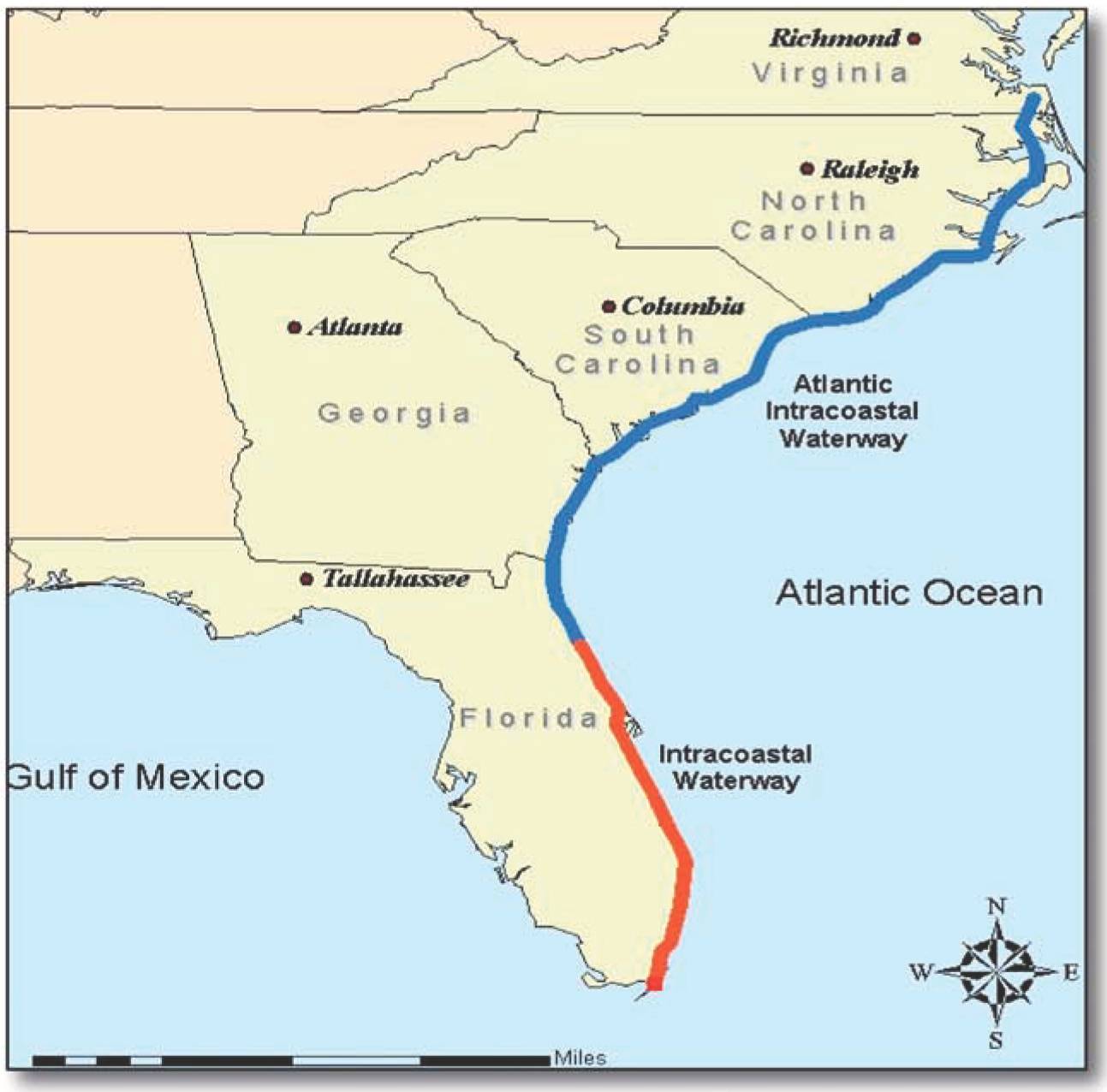 A Map Of The Atlantic 102684 