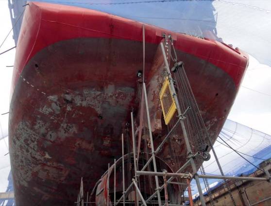 UK Navy’S Ice Patrol Ship Gets A New Coating