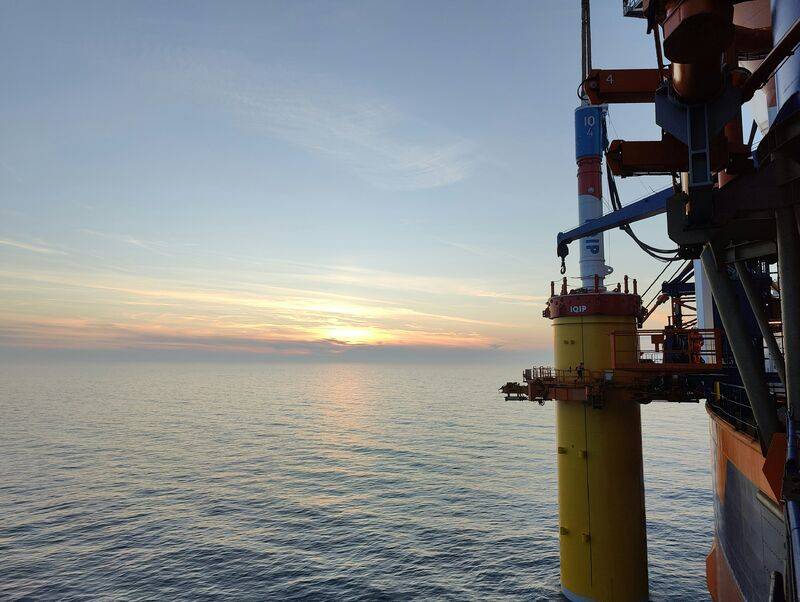 Van Oord Installs First Monopile Foundation At RWE’S