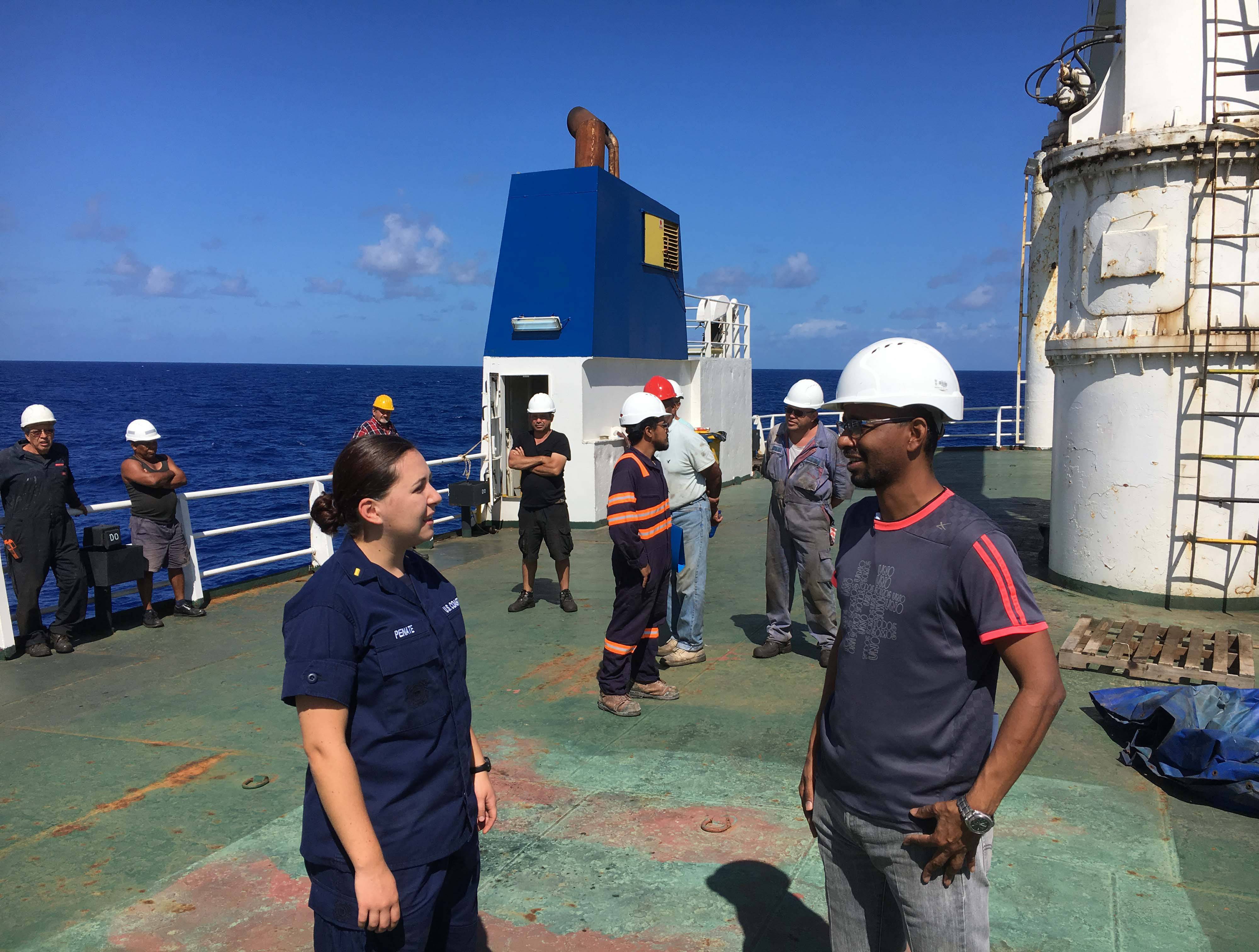 Coast Guard Rescues 10 From Disabled Cargo Ship