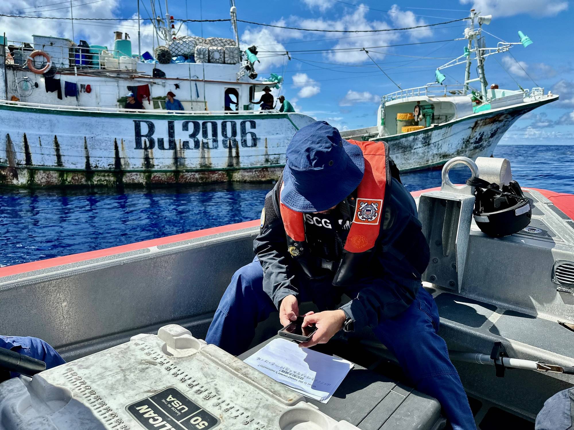 US Coast Guard Says Boardings Of Chinese Fishing