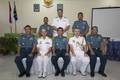 Official dignitaries and Commanding