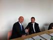 Olivier Utz, CFO Promar, with Andrea