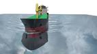 Ship scale CFD simulation made with