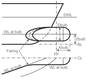 Schematic and implemented bulb geometry