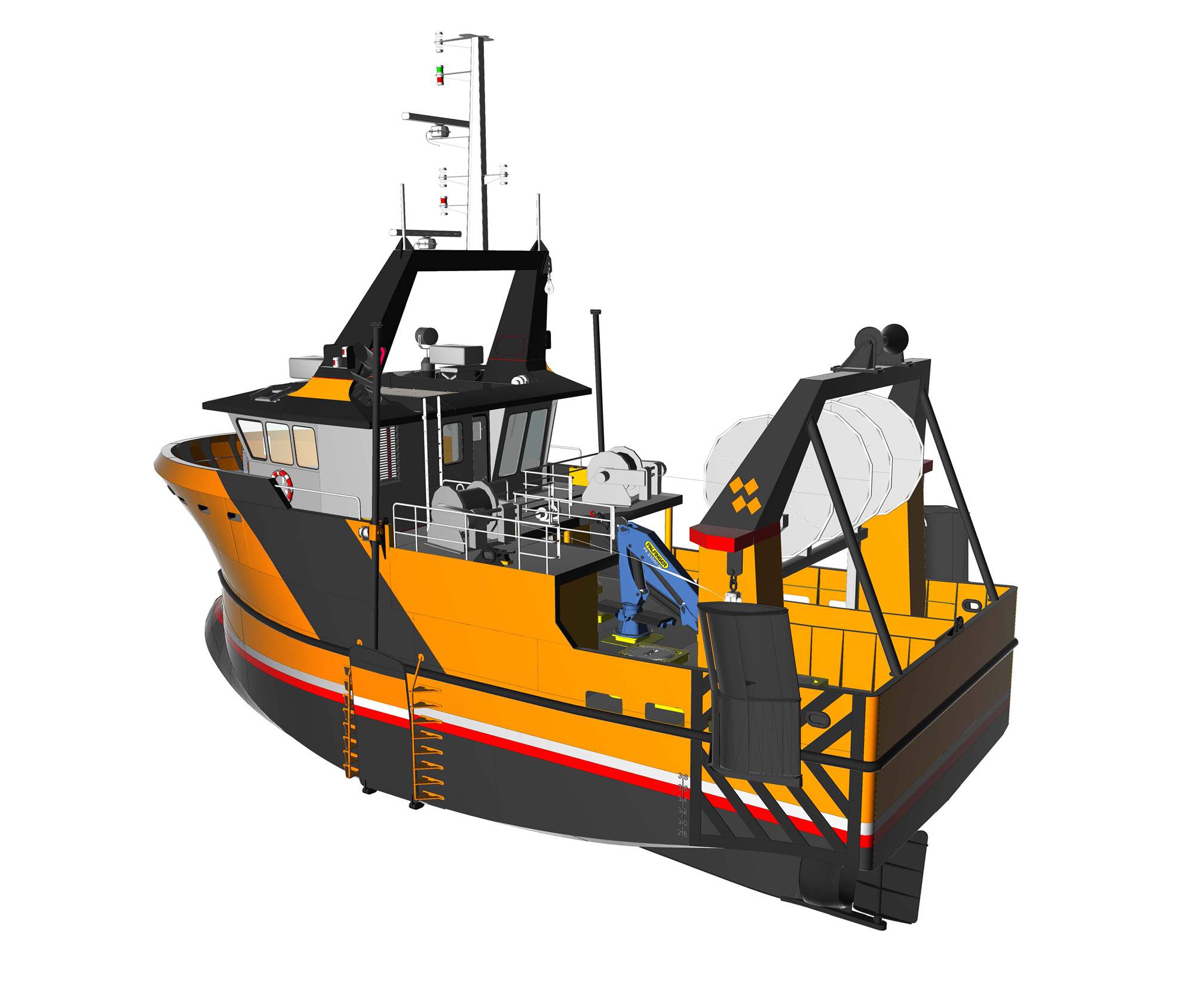 Fishing Boat Design: New Crab Boat From Gaspé Yard