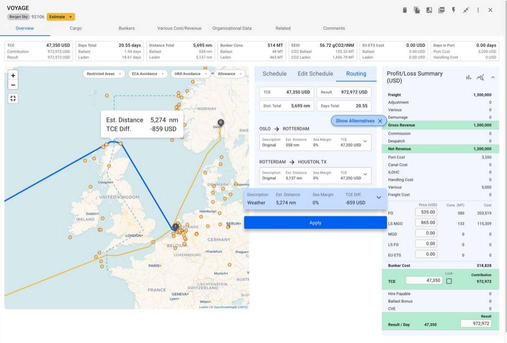 Weathernews and Dataloy Systems Launch Solution to Refine Vessel Voyage ...