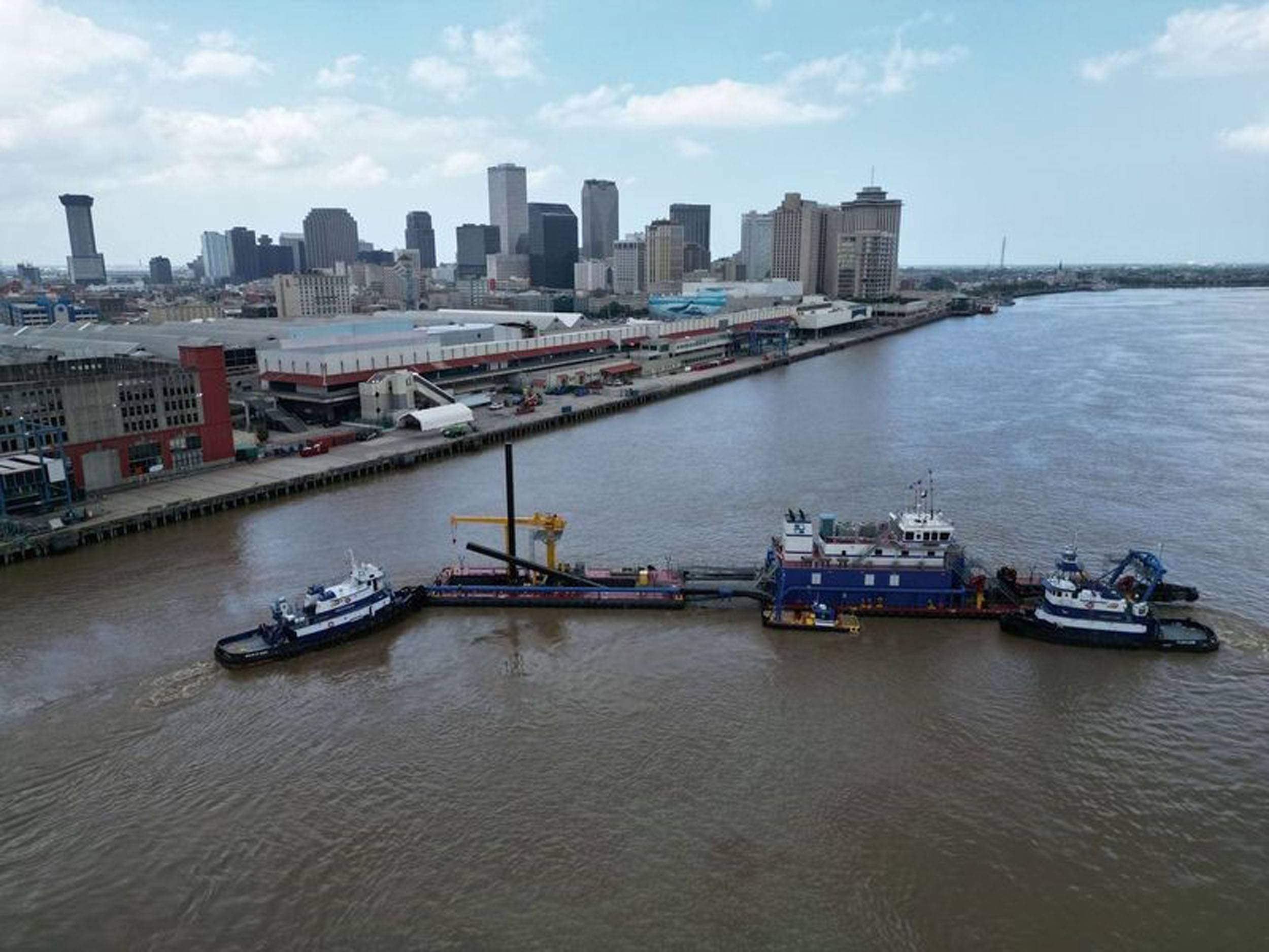 Muddy Water Dredging Christens Marlin Class Dredge