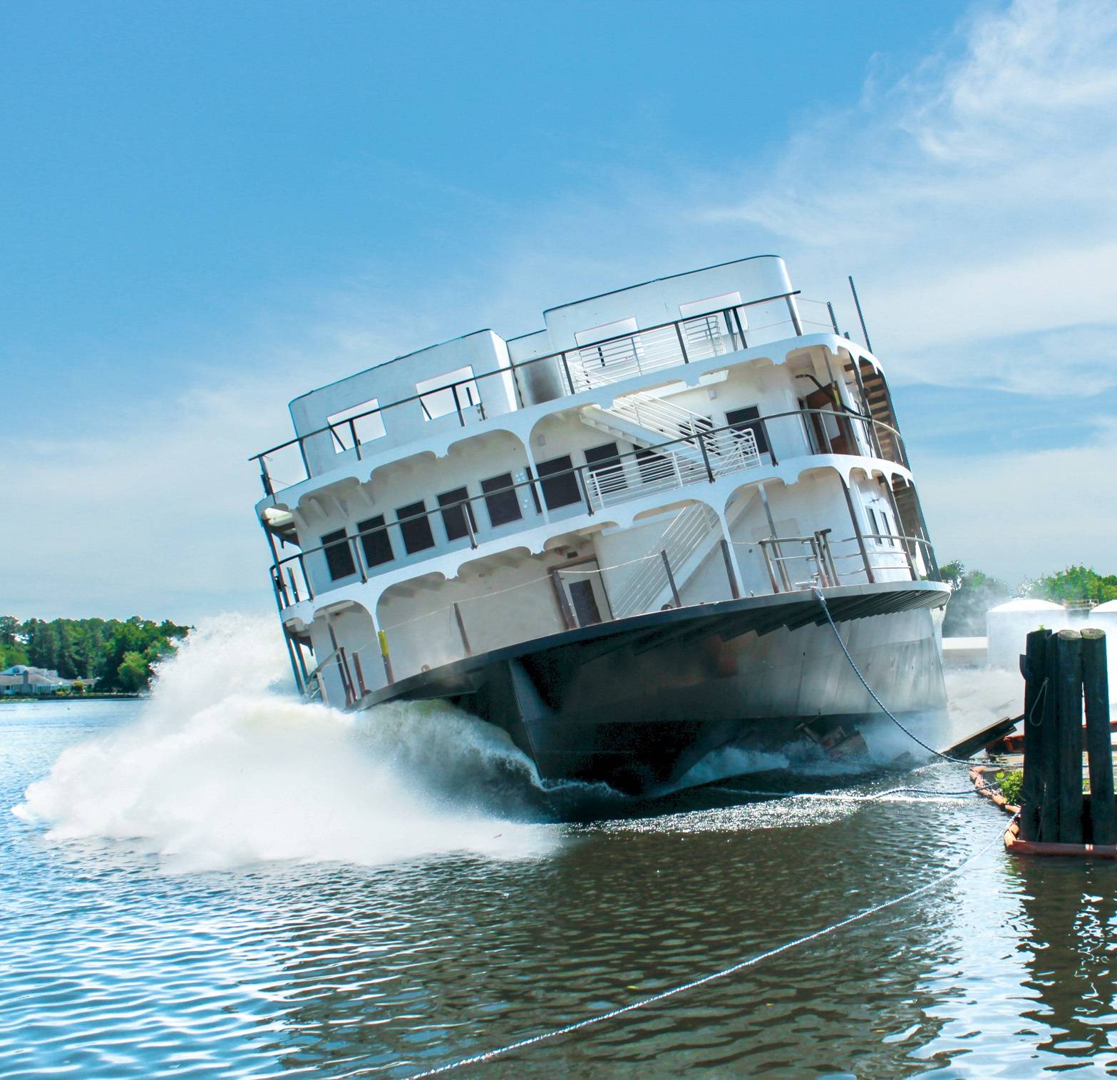 New Mississippi Riverboat Launched