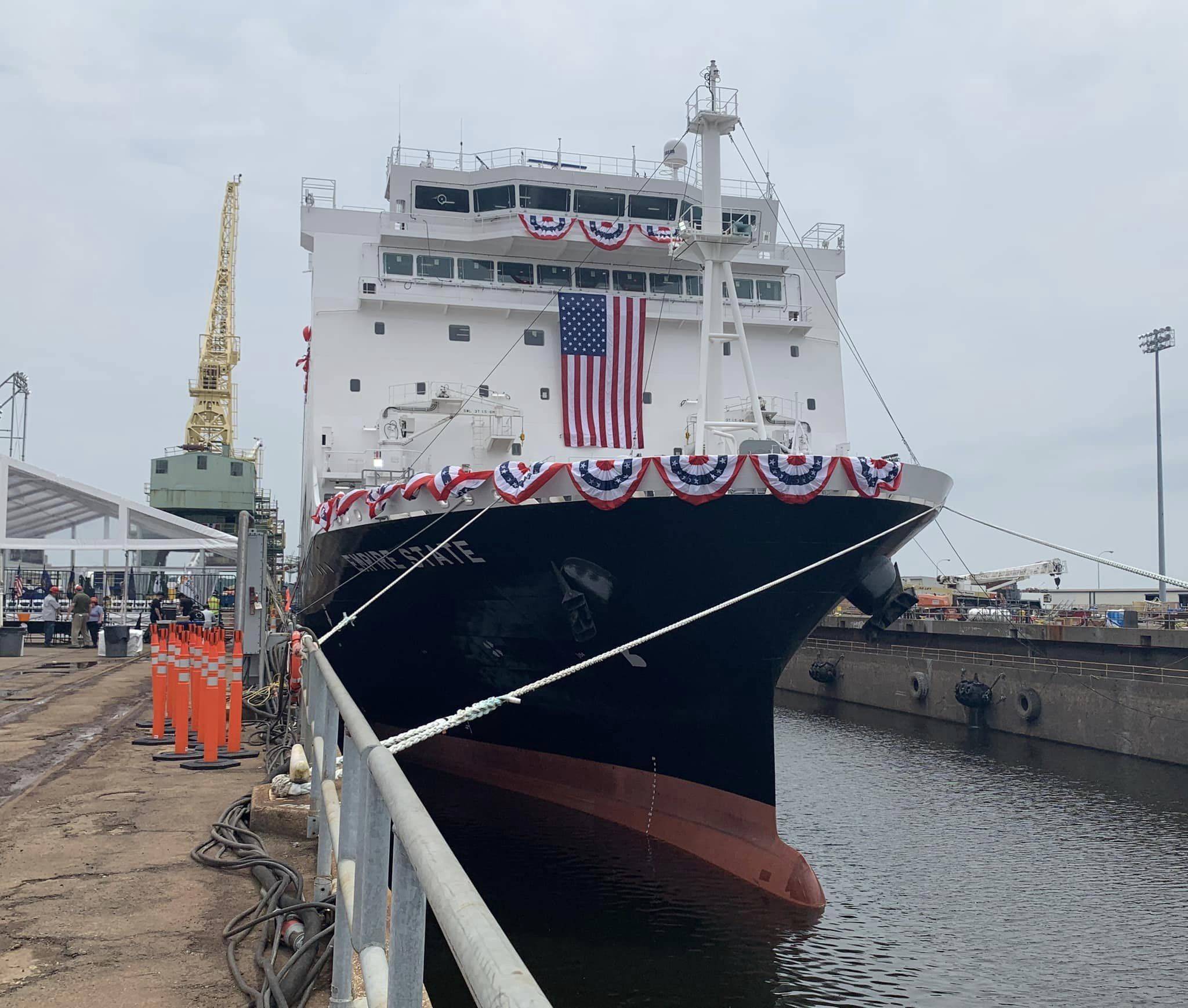 Naming Ceremony Held for SUNY Maritime Training Ship Empire State