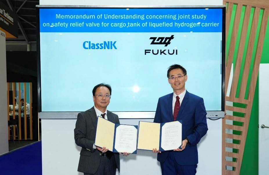 Liquefied Hydrogen Carriers: FUKUI, ClassNK in Cargo Tank Safety Valve ...