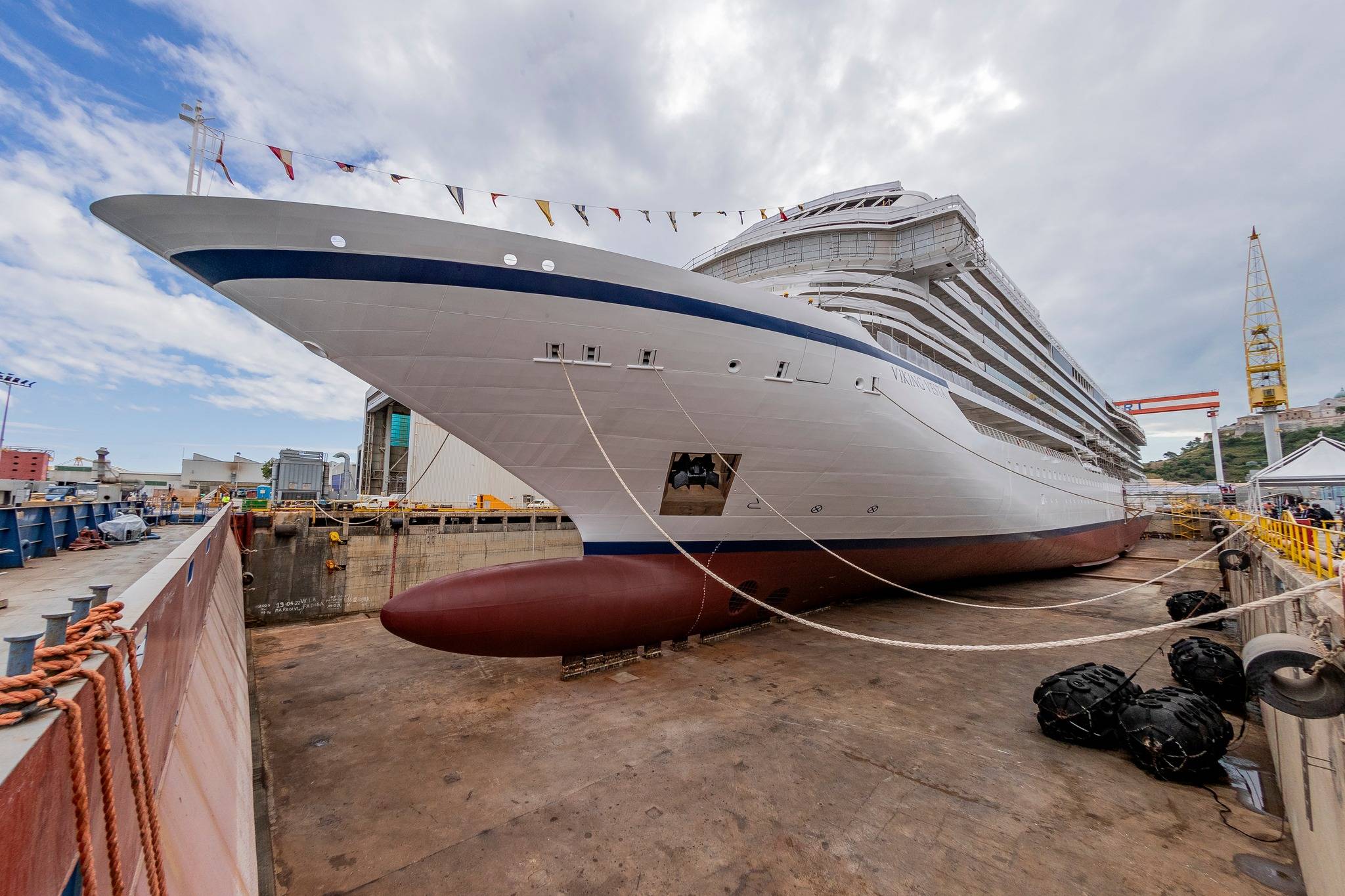 Fincantieri Floats Out Viking Vesta