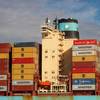 A Maersk boxship in the port of Oakland (c) Tom Nast / Adobestock