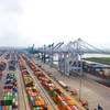 A vessel being worked on at Port Houston’s Barbours Cut Container Terminal. © Port Houston