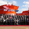 AET's Eagle Blane and Eagle Balder were unveiled at a naming ceremony held at the Samsung Heavy Industries (SHI) Geoje Shipyard, South Korea, today
(Photo: AET)