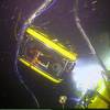 An ROV monitors the Moskito during oil recovery from the Thetis (Photo: MIko Marine)