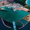 Artist's impression of the new port (© Port of Ystad)