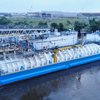 Clean Jacksonville is the the first LNG bunker barge built in North America (Photo: Conrad Industries)