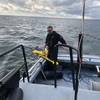 Coast Guard and local agency partners worked together to locate the sunken barge off Nahant. (USCG image)