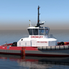 Crowley’s new eWolf will be the first all-electric tugboat in the U.S. (Image: Crowley)
