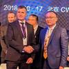 DNV GL and Goldwind at the handover of the digital ‘MyCertificate’ at China Wind Power 2018. Photo: DNV GL