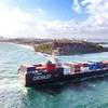 El Coquí entering San Juan (Photo: Crowley)