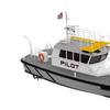 Glosten is working with Ray Hunt Design and the Canaveral Pilots Association on a pilot/demonstration project for the design, construction and operation of an electric pilot boat. Marking a first for a pilot boat in the U.S., the vessel will feature a battery-electric propulsion system with an emergency ‘get home’ diesel engine. (Image: Glosten)    