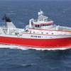 Graphical rendering of the new research vessel (picture courtesy Skipsteknisk)
