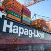 Hapag Lloyd boxship. Copyright  jon-chica/ Adobestock