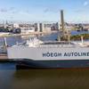 Höegh's slab-sided Aurora class is more than twice as efficient than its predecessor.
Image courtesy Höegh Autoliners