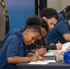 HII’s Ingalls Shipbuilding hosted a “signing day” for the 2025 graduates of its Shipbuilder Academy at the shipyard Wednesday. Credit: HII