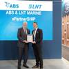 John McDonald, ABS Executive Vice President and COO, with Kjetil Sjølie Strand, CEO of LNT Marine (Photo: ABS)