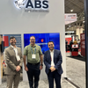 (L to R): Keegan Plaskon, ABS Director, Business Development; Buckley McAllister, Chairman and CEO of McAllister Towing; and Stergios Stamopoulos, ABS Manager, Sustainability; at the 2023 International WorkBoat Show in New Orleans.