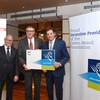 Left to right: Jan Fransen, Executive Director, Green Award Foundation; Christopher J. Wiernicki, Chairman, President and CEO, American Bureau of Shipping (ABS); Capt Dimitrios Mattheou, Chairman, Green Award Foundation (Photo: ABS)