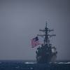 The Arleigh Burke-class guided-missile destroyer USS Ross (DDG 71) transits the Mediterranean Sea Sept. 3, 2018. (U.S. Navy photo by Ryan U. Kledzik)