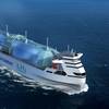 Rendering of the new 80k CBM electric propulsion liquid hydrogen (LH₂) carrier design concept from HD KSOE. (Image: HD KSOE)