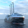 Sea Zero visual concept visualization, sails extended. (Image: VARD Design)
