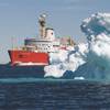 Small iceberg off the port bow of Canadian Coast Guard ship Louis St-Laurent. (Photo: Canadian Coast Guard)