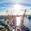 South Korean shipbuilder Hanwha Ocean aims to boost its revenue from overseas military vessels to around 4 trillion won ($2.91 billion) by 2030 and hopes to pick up more repair orders from the U.S. Navy. Credit: Adobe Stock/Maria Shaytor