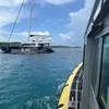 The 72-foot yacht Obsession hard aground on a reef just off Flamenco Beach in Culebra, Puerto Rico. (Photo: U.S. Coast Guard)